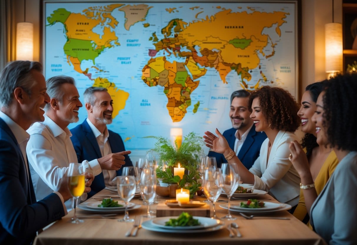 Read more about the article Sådan skaber du den perfekte middag med et verdenskort med navne som samtalestarter