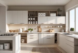 Read more about the article Sådan skaber du orden i køkkenet med opbevaringsmøbler til dit hjem